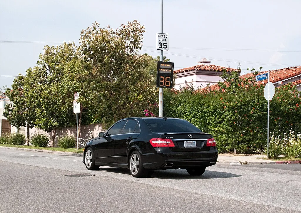 Speed Radar Display Image